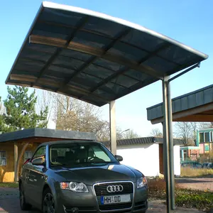 Modern Design Buiten Garage Luifels Aluminium Structuur Carbonaat Carport Auto Zijde