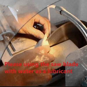 Thin Edge Wet Diamond Blade Disc <strong>Lapidary</strong> <strong>Saw</strong> Gemstone <strong>Rock</strong> Cutting <strong>Saw</strong> Blade 8inch 200mm - Product Image 5