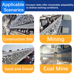 حزام ناقل نايلون بلاستيكي عالي القوة لجدار الشركة المصنعة من النايلون لصناعة الأغذية مزرعة التعدين مقاوم للحرارة - Product Image 4