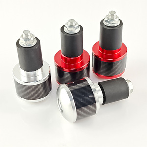 Tapones para manillar de motocicleta Qiangye, 6 pulgadas, de fibra de carbono y aluminio CNC, modificados para accesorios de motocicleta - Product Image 3
