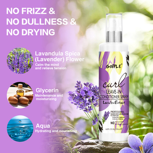 Acondicionador sin Enjuague Anticaspa al por Mayor, Hidrata y Suaviza el Cabello, Spray para el Cuidado del Cabello con Aroma a Lavanda, Repara el Cabello Dañado - Product Image 3