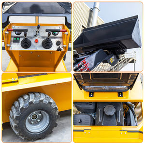 Construction HTHY800-Y articulée Petit bulldozer <span class=keywords><strong>Mini</strong></span> quatre roues Skid Steer rétrocaveuse tracteur chenille avant petites chargeuses - Product Image 4