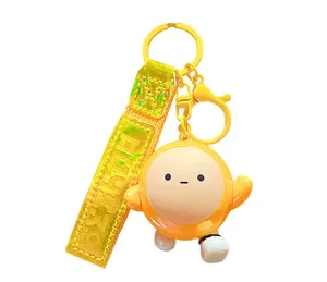 Manufacturer Keychain Professional Custom 3D Cartoon PVC Keychains Factory Bag Pendant For Gifts With Your Logo