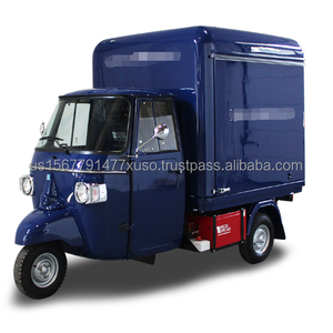 Chariot alimentaire électrique à 3 roues, cuisine mobile d'extérieur, vélo de vente ambulante, camion de restauration rapide pour café, pizza, hot-dogs, snacks, tricycle - Product Image 2