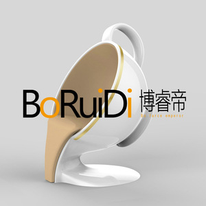 Silla de Ocio BoRuiDi de Fibra de Vidrio con Cuero PU, Mueble Cómodo para Centros Comerciales - Product Image 5