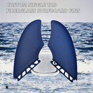 Aletas de surf de fibra de vidrio RTM de una sola pestaña personalizadas de alta calidad marca CIMI para Dropshipping, modelo Honeycomb G5 G3 GL 2+1 LZ1 - Product Image 2