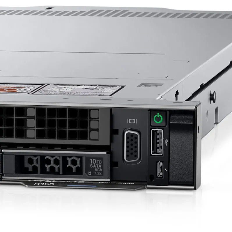 Poweredge R450 Rack Server 8 Baaien Xeon Zilver 4309y 2.8G Server