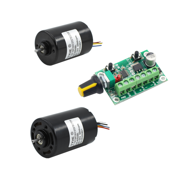 TYHE Small Brushless Driver BLDC 4260 12v Low Power 10w 24w Low Torque 30mnm High Speed 5000rpm DC GEAR Motor with Ce Rohs