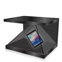 55 Pulgadas 270 °   Holobox 3D con Pantalla Transparente 4K para Promoción de Marca en Comercios