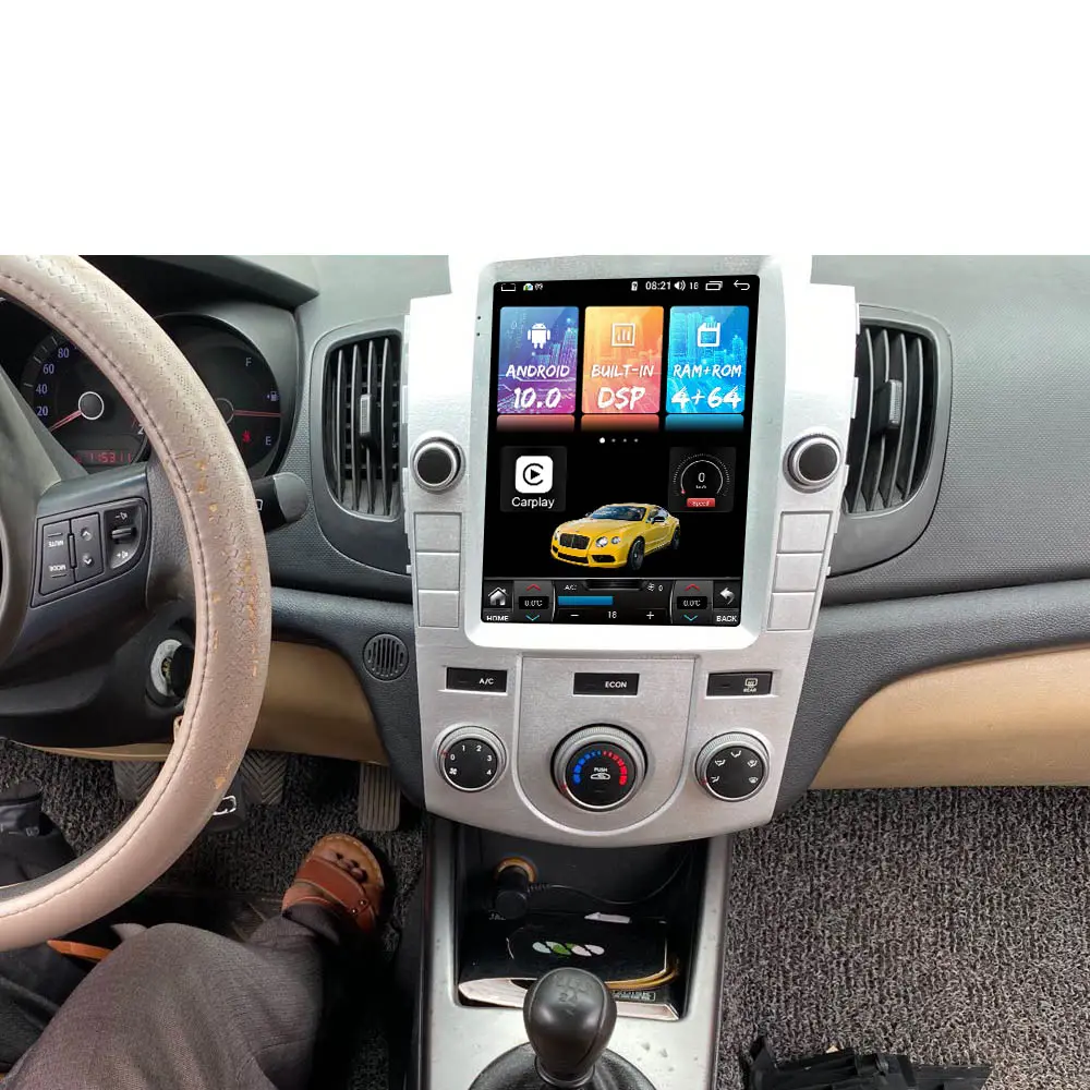 For KIA CERATO K3 FORTE 2013-2017 Car Multimedia Player Android 10.0 px6スタイルScreen Stereo Audioラジオautoradio GPS Headユニ
