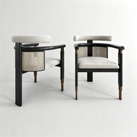 Canapé de loisirs moderne de luxe léger, style Wabi-Sabi, fauteuil individuel en bois mobile pour réception, salle d'exposition, centre commercial, hôtel
