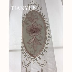 Disegni fantasiosi decorazione per la casa ricamata floreale Voile finestra trasparenti Tulle <span class=keywords><strong>tende</strong></span> soggiorno <span class=keywords><strong>camera</strong></span> <span class=keywords><strong>da</strong></span> <span class=keywords><strong>letto</strong></span> decorazione - Product Image 3