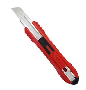 Plastic Multifunctional Utility <strong>Knife</strong> 18mm Snap off Auto Retractable Paper Cutter <strong>Craft</strong> Office Cutter RX1910 Utility <strong>Knives</strong> - Product Image 2