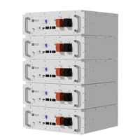 Batería Modular LiFePO4 Apilable de 51.2V 100Ah para Pequeños Comercios, Almacenamiento para Reducción de Pico de Consumo