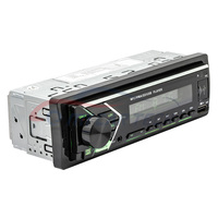 Estéreo de coche de un solo Din con Bluetooth dual Radio FM Receptor de audio para coche Puerto USB dual Llamadas manos libres Reproductor de MP3