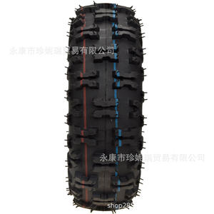 Pneu de tracteur agricole Fvrito 4.10-4, design diagonale, motif papillon, pour remplacement sur chariot à plateau, chariot à main, chasse-neige - Product Image 4