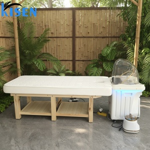 Kisen Évier de spa portable avec circulation d'eau, machine à laver les cheveux, lit de shampoing, table de massage pour usage clinique, conception amovible - Product Image 1
