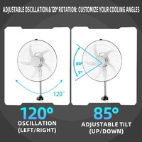 Ventilador de Pie Recargable de 16 Pulgadas con Control Remoto y LED, Ventilador Eléctrico con Panel Solar, AC/DC para el Hogar
