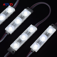 Entrepôt européen Stock extérieur IP68 3 SMD2835 Module LED 12V Panneaux publicitaires moulés par injection