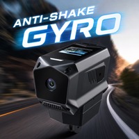 Mini Caméra de Tableau de Bord 4K pour Voiture, DVR IMX386 WiFi, Écran IPS 1,3 Pouces, Batterie 1900mAh, Enregistrement en Boucle 256 Go, Système de Vidéo enregistreur Double avec Fonction Time Lapse