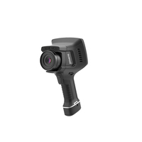 Caméra thermique portable avec zoom numérique 8X, indicateur laser LCD, infrarouge thermique 640x512, lumière visible 800W, 30mK, 50HZ, -20°C ° C-650 ° C