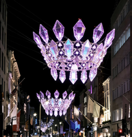 Arche lumineuse géante LED imperméable, écologique, résistante aux flammes, personnalisée, fonctionnant sur piles, pour extérieur, usage commercial