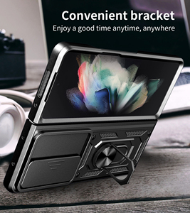 Étui pour téléphone portable pour Samsung Galaxy Z Fold 7 6 5 4 3 pour <span class=keywords><strong>Google</strong></span> Pixel 9 <span class=keywords><strong>Pro</strong></span> Fold 5G Cover Shockproof Ring Camera Cellphone Case - Product Image 3