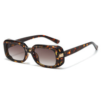 Lunettes de soleil vintage carrées à monture épaisse et large, protection UV400, unisexes, pour l'extérieur