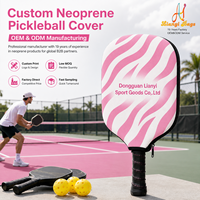 Housse de protection personnalisée en néoprène pour raquette de pickleball avec fermeture éclair pour raquettes standard – Fournisseur d'usine en gros