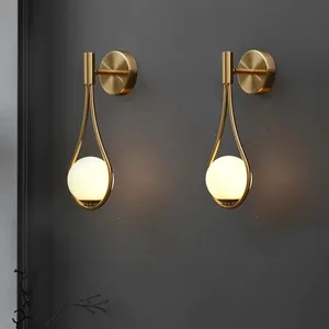 Lámpara LED de pared de metal para decoración interior, luz LED nórdica de lujo, moderna y funcional, nuevo diseño, fabricación