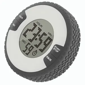 J & R Novelty Memasak Tool Round Digital Countdown Countup 24 Jam Timer Dapur Clock dengan Magnet Berdiri