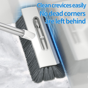 360 Độ Xoay 2-Trong-1 Gốm Gạch Máy Giặt Dài Xử Lý Có Thể Điều Chỉnh Sàn Phòng Tắm Làm Sạch Bàn Chải Scraper - Product Image 4