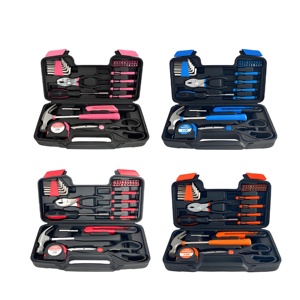 39 pcs hộ gia đình phần cứng hộp công cụ Chất lượng cao DIY Grade Carbon thép công cụ thiết lập công ty Quà tặng khuyến mãi chấp nhận biểu tượng tùy chỉnh - Product Image 6