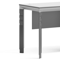 Mobilier de bureau moderne en bois commercial petit bureau bureau de direction avec classeur