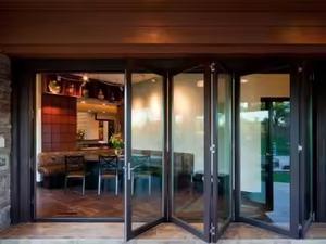 กระจกสองพับสองชั้นเคลือบยุโรปได้รับการรับรอง101 <span class=keywords><strong>amaa</strong></span> ประตูอลูมิเนียมสำหรับโรงแรมกลางแจ้งในเชิงพาณิชย์ - Product Image 5