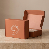 Cajas de Embalaje de Cartón Blanco Doble con Logotipo Impreso en el Interior y Exterior para Empresas Pequeñas, Venta al Por Mayor