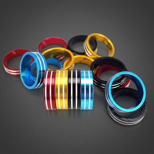 Bicycle Aluminum <b>Spacers</b> Multi-color Washers Headset Fork Pads Lightweight Alloy Rings for Mountain Bike Parts - Product Image 3