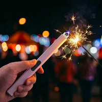 USB-Lichtbogenfeuerzeug mit Anpassbarem Logo, Wiederaufladbar, Schlankes Plasma-Elektro-Kerzenfeuerzeug, Flammenloser Zünder als Werbegeschenk