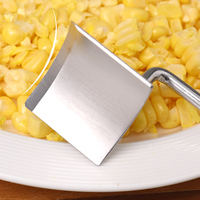 Éplucheur de maïs manuel en acier inoxydable avec poignée, ustensile de cuisine, égreneuse à maïs, pelle à maïs, grattoir à maïs, outils pour retirer les grains de maïs