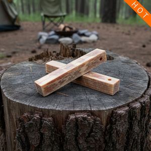 Direkt vom Hersteller: Baiyuheng 100% Natürlicher Fettbaum-Stick, Feueranzünder mit Reichhaltigem Harz, Holzanzünder für Outdoor-Camping, Bushcraft und Überlebensausrüstung - Product Image 1