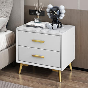 <span class=keywords><strong>Table</strong></span> <span class=keywords><strong>de</strong></span> chevet moderne et simple en bois massif et armoire en cuir, armoire <span class=keywords><strong>de</strong></span> rangement minimaliste luxueuse pour la chambre à coucher - Product Image 1