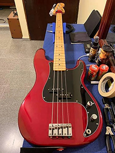 Tùy chỉnh các bộ phận 3 ply đen tùy chỉnh đầu tấm P Bass Guitar <span class=keywords><strong>Pickguard</strong></span> Sản xuất tại Trung Quốc - Product Image 6