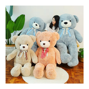 Nhà Máy Bán buôn kích thước lớn 100cm 120 cm ôm lớn Gấu bông gian mềm Thú nhồi bông kích thước cuộc sống gấu bông - Product Image 1