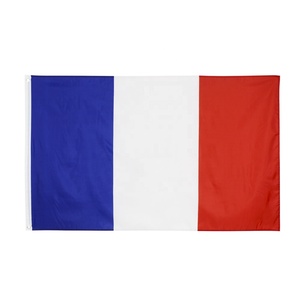 Listo para enviar 100% Poliéster 3x5ft Stock FR Azul Blanco Rojo Francés Francia Bandera