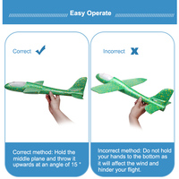 Planeur en mousse Epp Avion en polystyrène à lancer à la main Jouets volants pour enfants Planeur en mousse volante