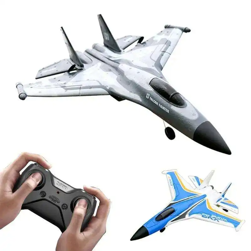Weiyiqing 2CH Large Size Unbranded EPP Foam Warplane Airplane Radio Control Toys Flying Glider RC Jet Plane For Kids Begi
