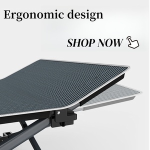 Catre de Camping Plegable para Adultos, <span class=keywords><strong>Cama</strong></span> Portátil Oxford 600D de <span class=keywords><strong>Doble</strong></span> Capa para Dormir al Aire Libre, Acampar, Hogar y Oficina - Product Image 4