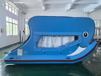 Catamaran gonflable en PVC pour le camping en famille, les activités nautiques et les loisirs, équipement de jeu aquatique, bateau-maison pour adultes et enfants