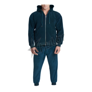 Ensemble de vêtements d'extérieur respirant en velours avec logo personnalisé imprimé par transfert thermique HULAR INTL de haute qualité, sans couture, pour l'automne, OEM - Product Image 1