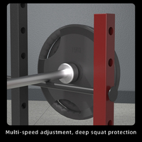 Machine de musculation multifonctionnelle en acier durable, demi-squat et rack de musculation, presse pectorale, entraîneur de musculation à domicile KP PRO